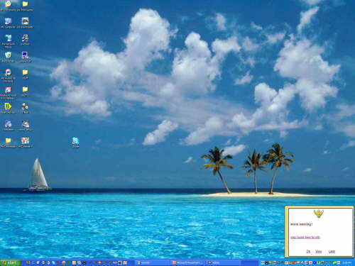 21 alert on desktop